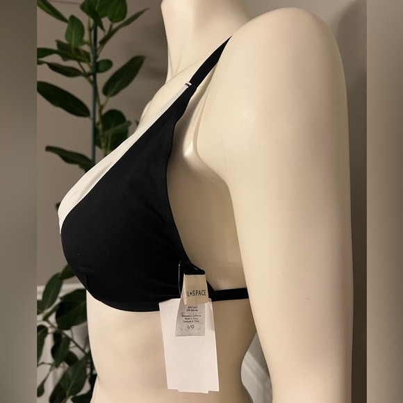 L*Space Fused Finneas Bikini Top Sz L - Picture 6 of 8